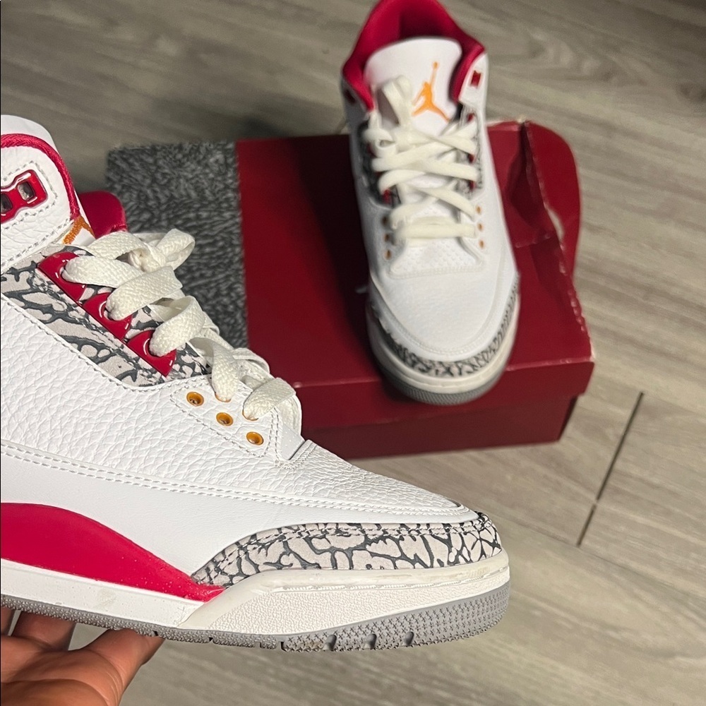 Air Jordan 3 Retro Cardinal Red (9) - Picture 7 of 15